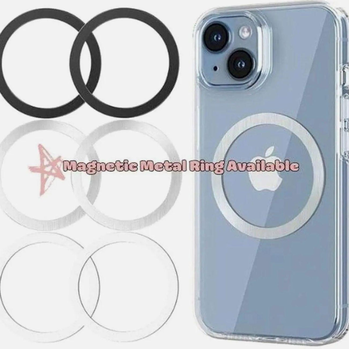 Premium Universal MagSafe Adapter Ring Kit | Instantly Turn ANY Case into MagSafe | Ultra-Thin & Strong 3M Adhesive